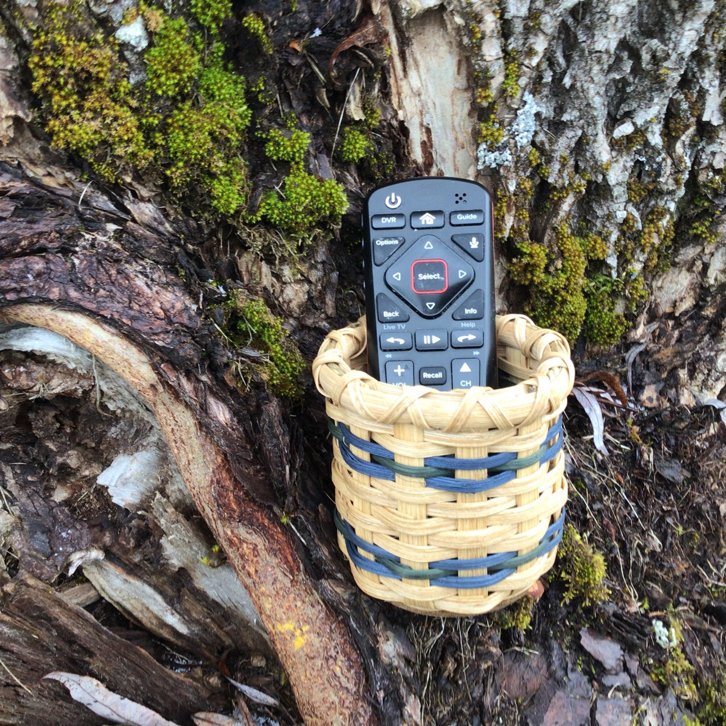 Small Basket Remote Control Holder Made in USA Etsy