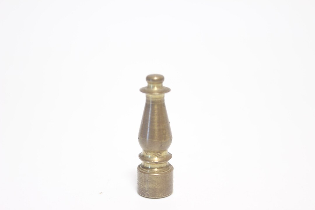 Antique Solid Brass Lighthouse Lamp Finial Small Threads Etsy