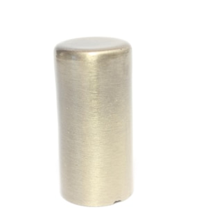 Spun Brass Cylinder Lamp Finial - Small Threads - 2&quot; Tall and 1&quot; Diameter in A+ Condition Lamp FInial #1728