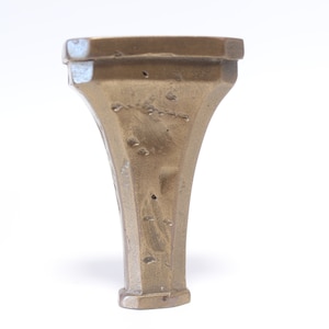 Huge Ancient Monolith Lamp Finial - Small Threads - Huge! 3.75&quot; Tall and 2.4&quot; across in A+ Condition Finial #899