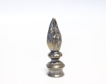 Perpetual Flame Solid Brass Lamp Finial - Small Threads - 2.6" Tall in A+ Condition Lamp Finial #1612