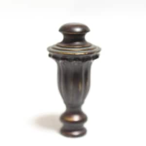 Big Regal Ceramic Lamp Finial - Small Threads - 3&quot; Tall A+ Condition Beautiful Lamp Finial #815