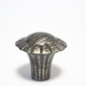 Ancient Antiqued UFO Lamp FInial - Small Threads - 1.5&quot; Tall and Circumference Ceramic Lamp Finial #1306