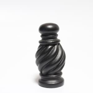 Beautiful Swirl Jug Lamp Finial - Small Threads - A+ Condition 2&quot; Tall Ceramic Lamp Finial #743