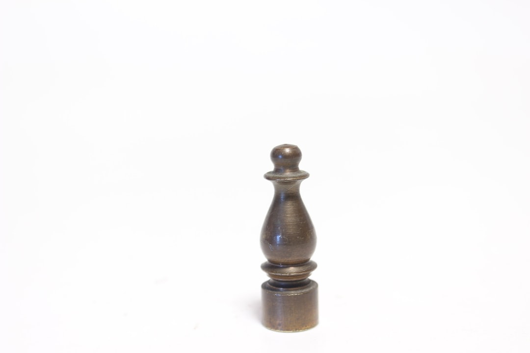 Old Classic Lighthouse Solid Brass Lamp Finial Small Threads Etsy