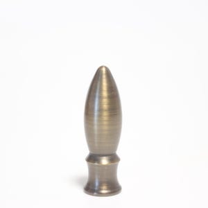 Spun Copper Colored Brass Arrowhead Lamp Finial - Small Threads - 1.6" Tall in A+ Condition Lamp Finial #1718