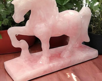 ヴィンテージ 馬の彫刻 リアルな馬の胸像 瑪瑙石彫刻 馬の頭の彫刻