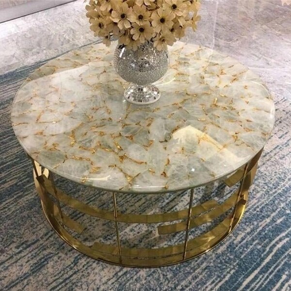 Agate Side Table Etsy