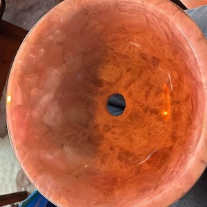 Rose Quartz Sink Wash Basin Unique Bathroom Accessories Elevate Your Daily Routine with Style
