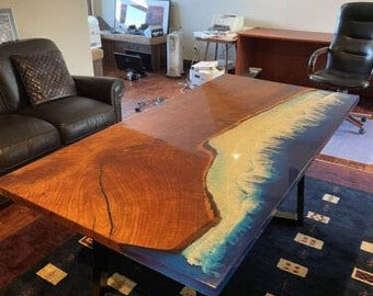 Epoxy Table, dining, sofa, center table top Epoxy Acacia Wooden Table ,Custom Order, Epoxy Resin River Table, Natural Wood BAR TABLE