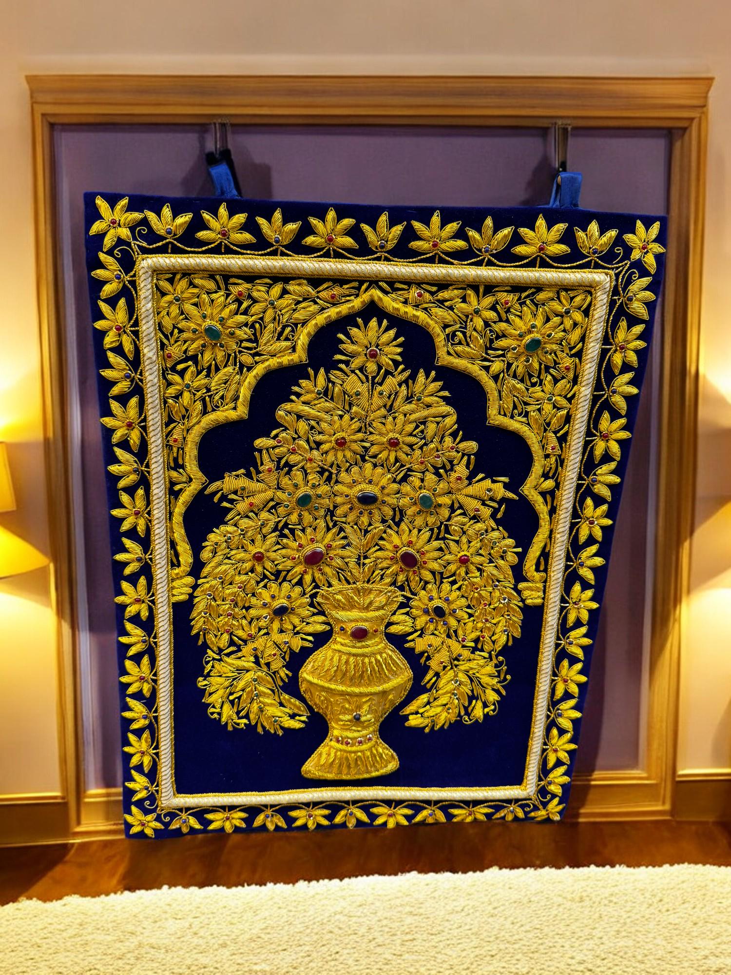 Zardozi Art Wall Hanging: 24