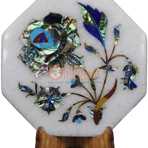 6x6 Natural White Marble Wall Decor Tile Pauashell Etsy