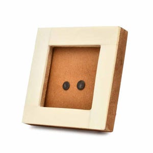 Home Decor Bone Inlay Photo Frame Handmade Teak Wood 3.5X3.5 Picture Frame Gift for Her/ Him