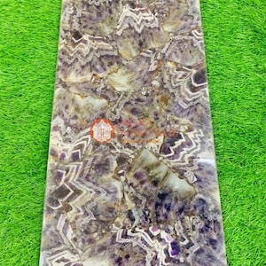 Purple Amethyst Agate Table Top Elegant Natural Agate Dining and Console Table, Perfect for Your Home Decor