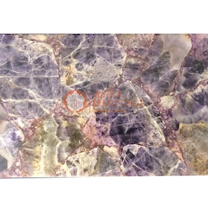 Handmade Amethyst Agate Beautiful Serving Tray Kitchen Decor