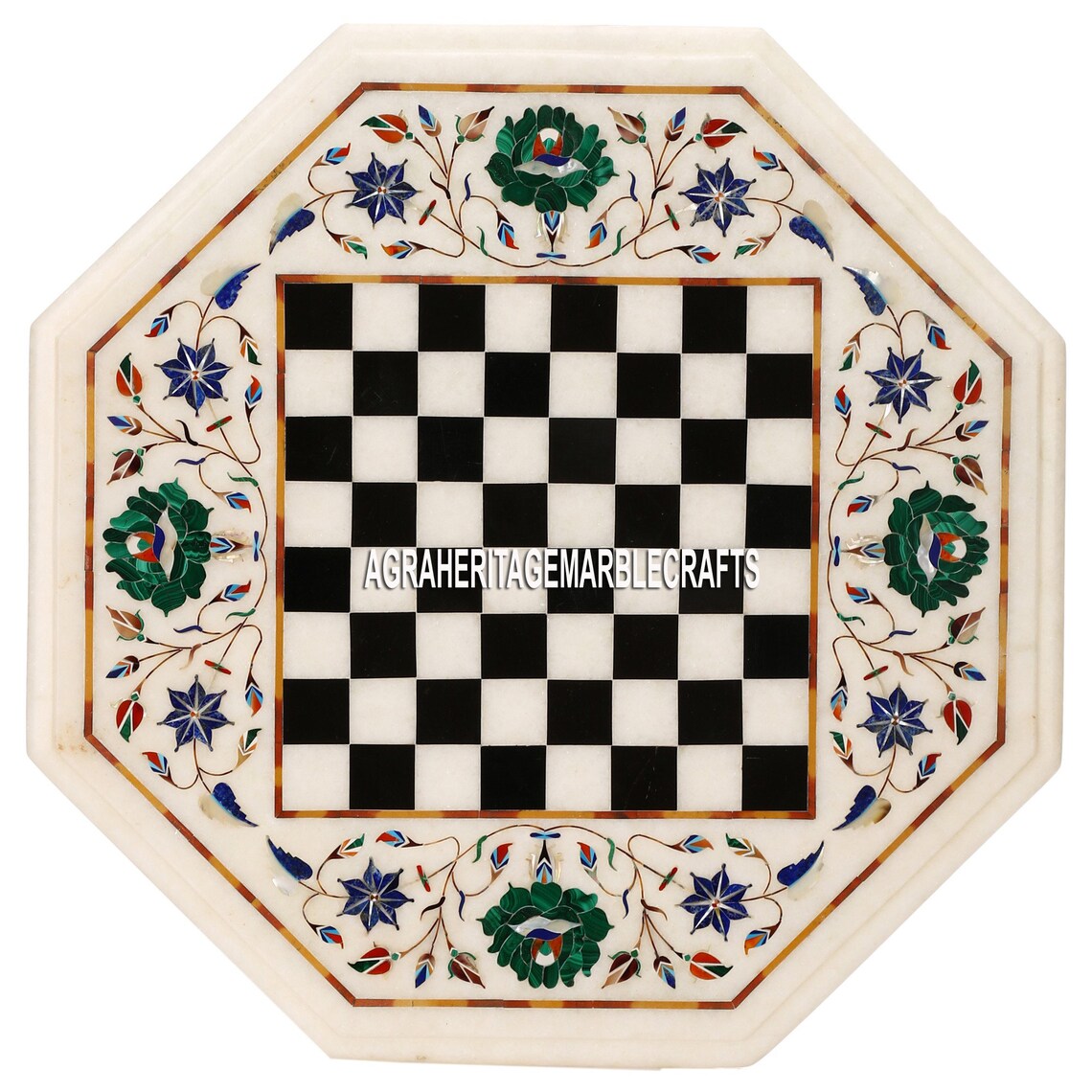 Marble Chess Coffee Outdoor Table Top Malachite Carnelian Etsy