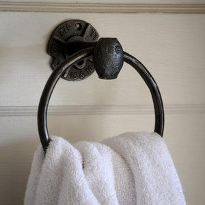Railroad Towel Ring Hook