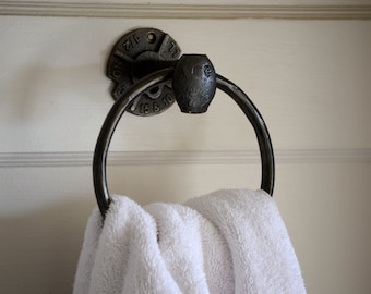 Railroad Towel Ring Hook