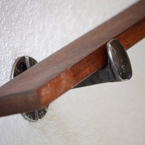 Railroad Spike Handrail Bracket