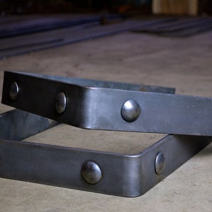 Custom made metal straps