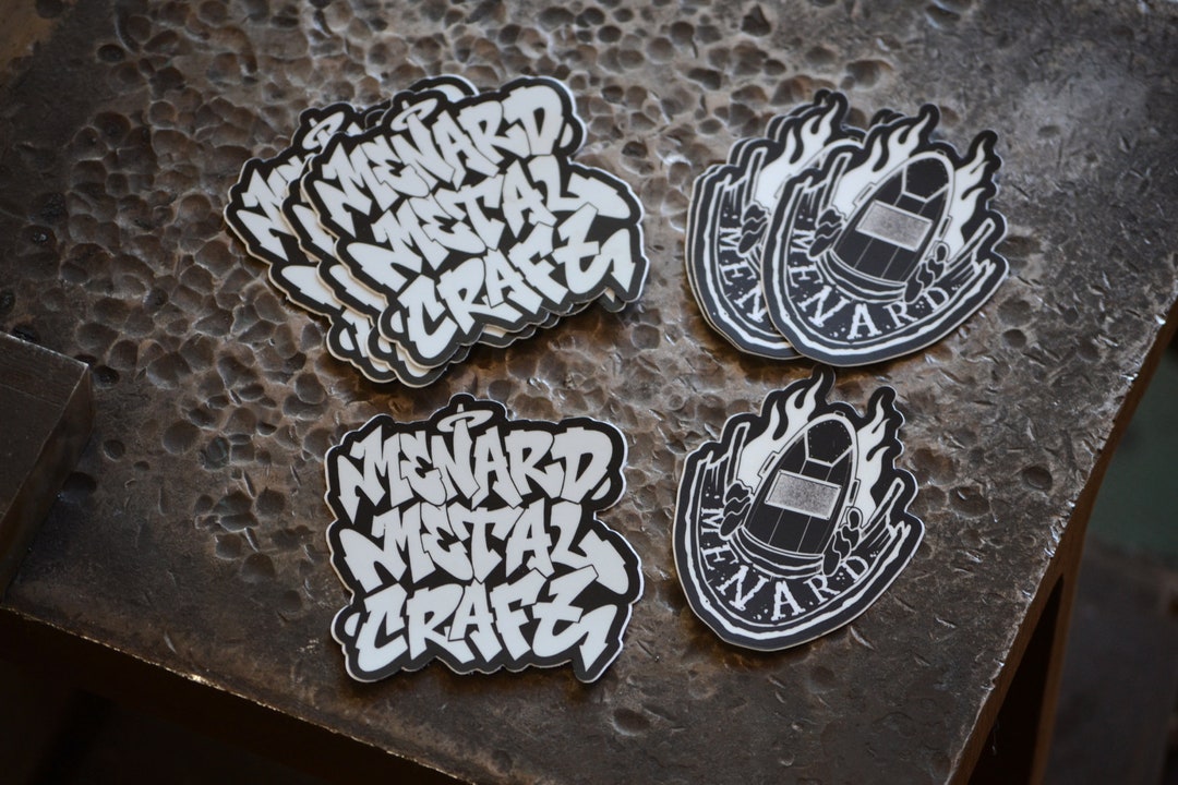 Menard Metal Craft Stickers Etsy