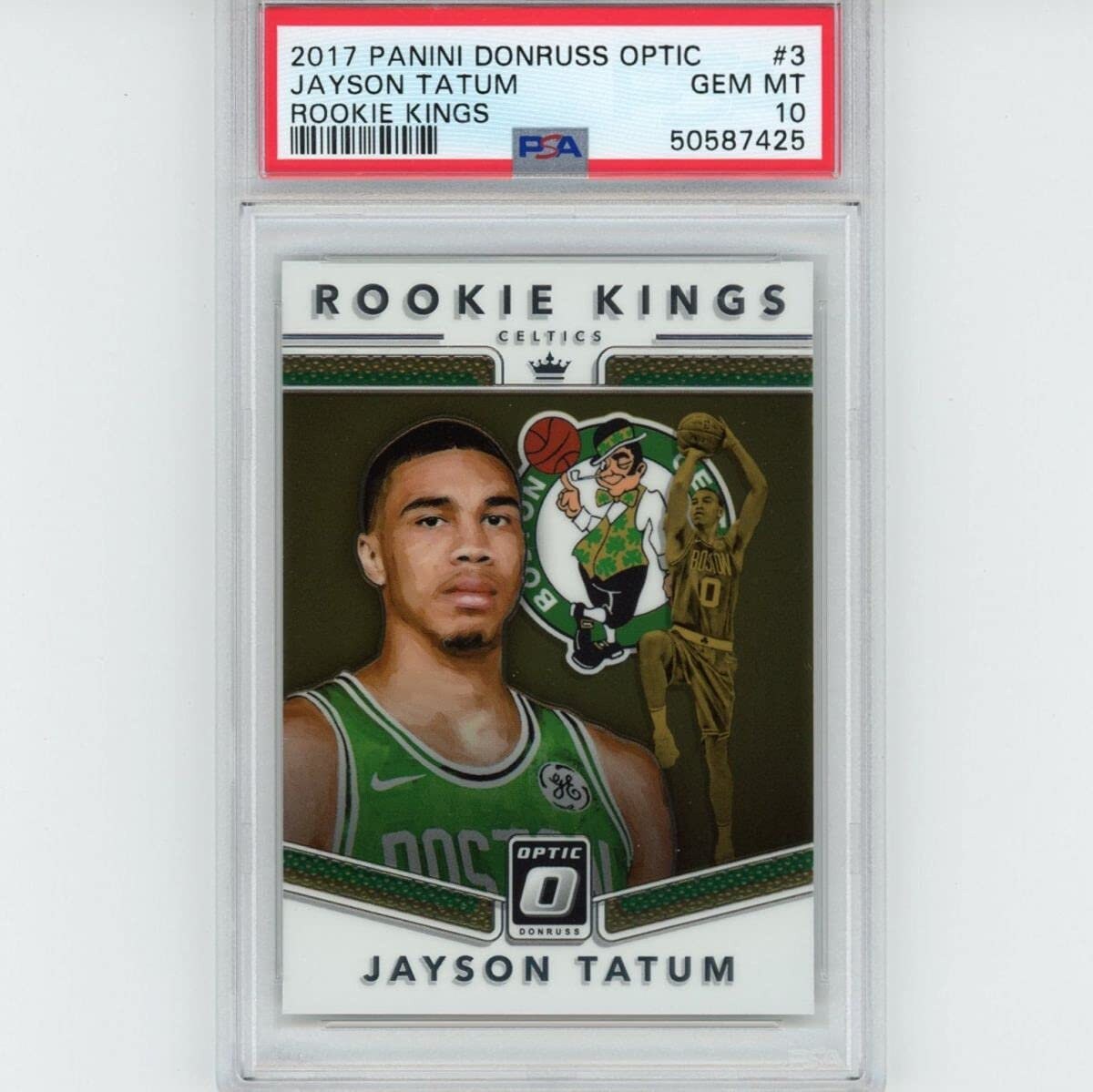 Graded 2017-18 Panini Donruss Optic Jayson Tatum 3 Rookie - Etsy