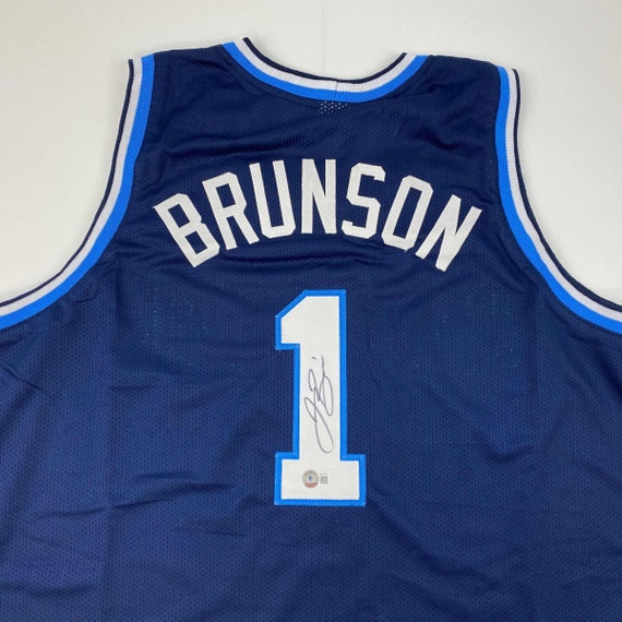 Autographed/signed Jalen Brunson Villanova Blue College -  Finland