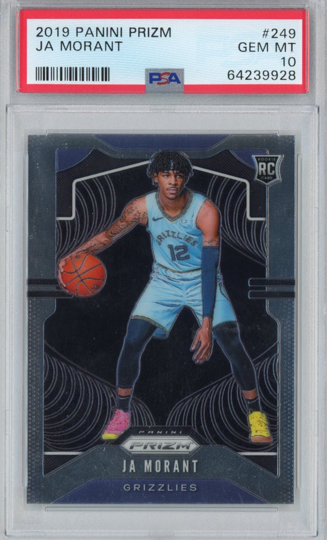 Graded 2019-20 Panini Prizm Ja Morant 249 Rookie RC - Etsy