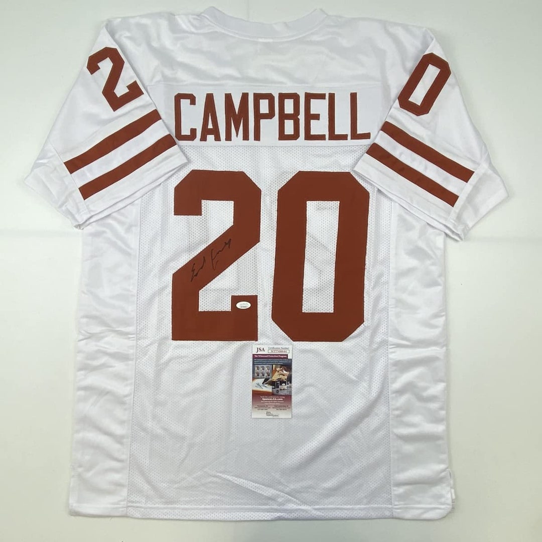 Earl Campbell Autographed Signed Inscribed Houston Oilers Jersey Jsa Coa