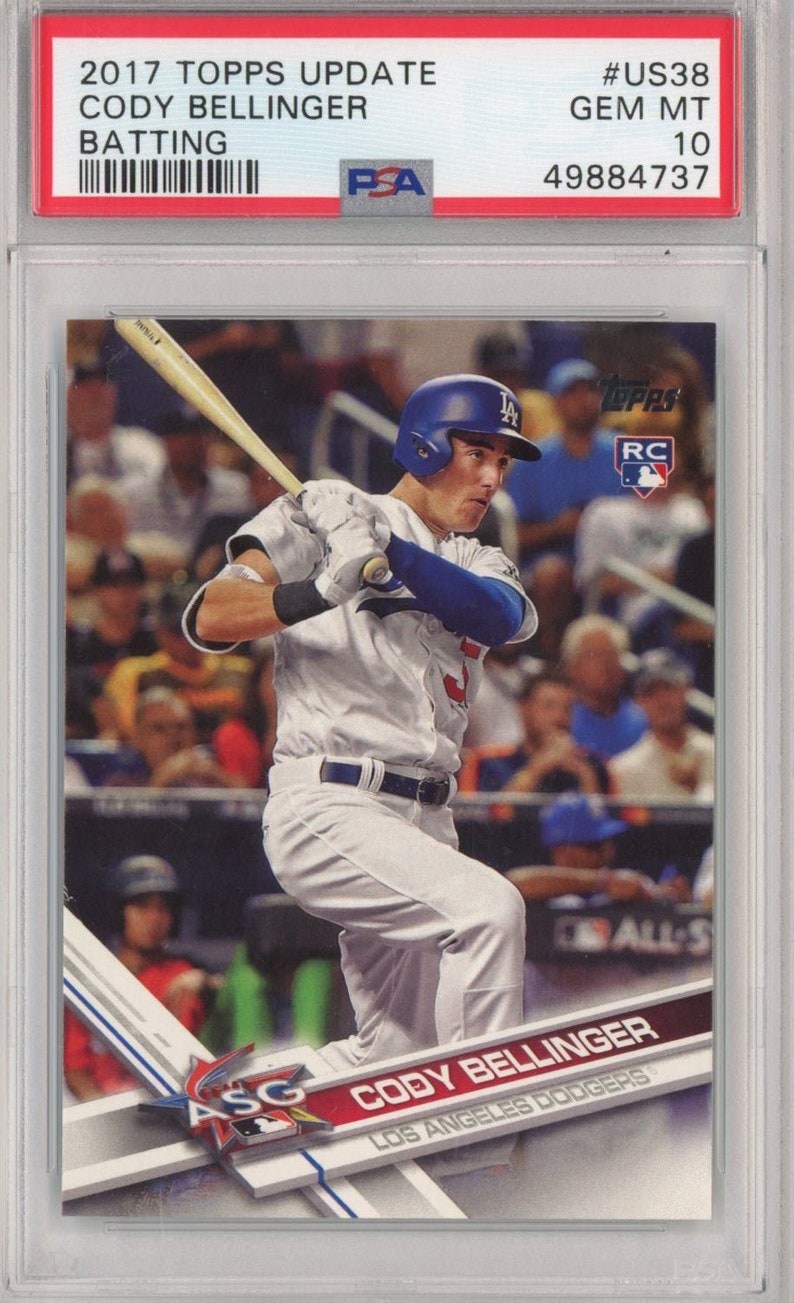 Graded 2017 Topps Update Cody Bellinger #US38 Batting Rookie RC Baseball  Card PSA 10 Gem Mint - lavozdelcampo.com.mx