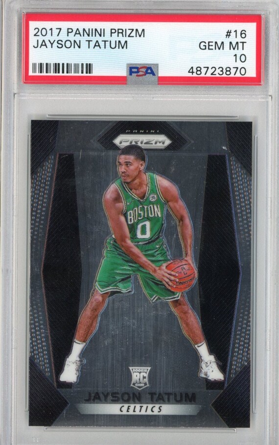 Graded 2017-18 Panini Prizm Jayson Tatum 16 Rookie RC - Etsy