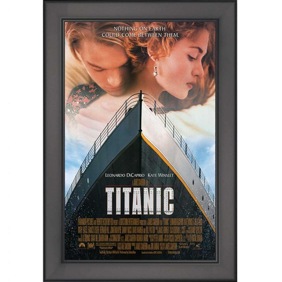 Framed Titanic Official Movie Poster Photo Print Size 11 Etsy