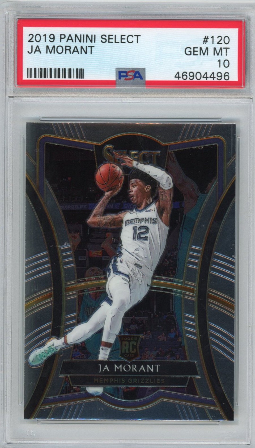 Graded 2019-20 Panini Select Ja Morant 120 Premier Level - Etsy