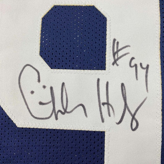 Charles Haley Autographed Signed Jersey Custom Blue JSA