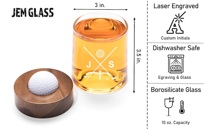 Golf Ball Coaster Glasses image 3
