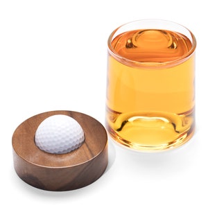 Golf Ball Coaster Glasses No