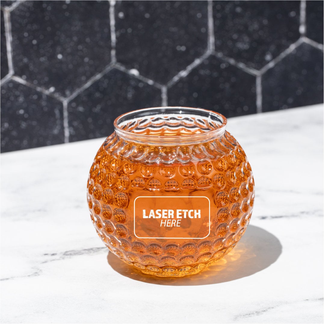 Golf Ball Whiskey Glass, Rock Glass, Bourbon Glass, Groomsmen Gift or Golf Gift | Whiskey Glasses | Golf Gifts for men