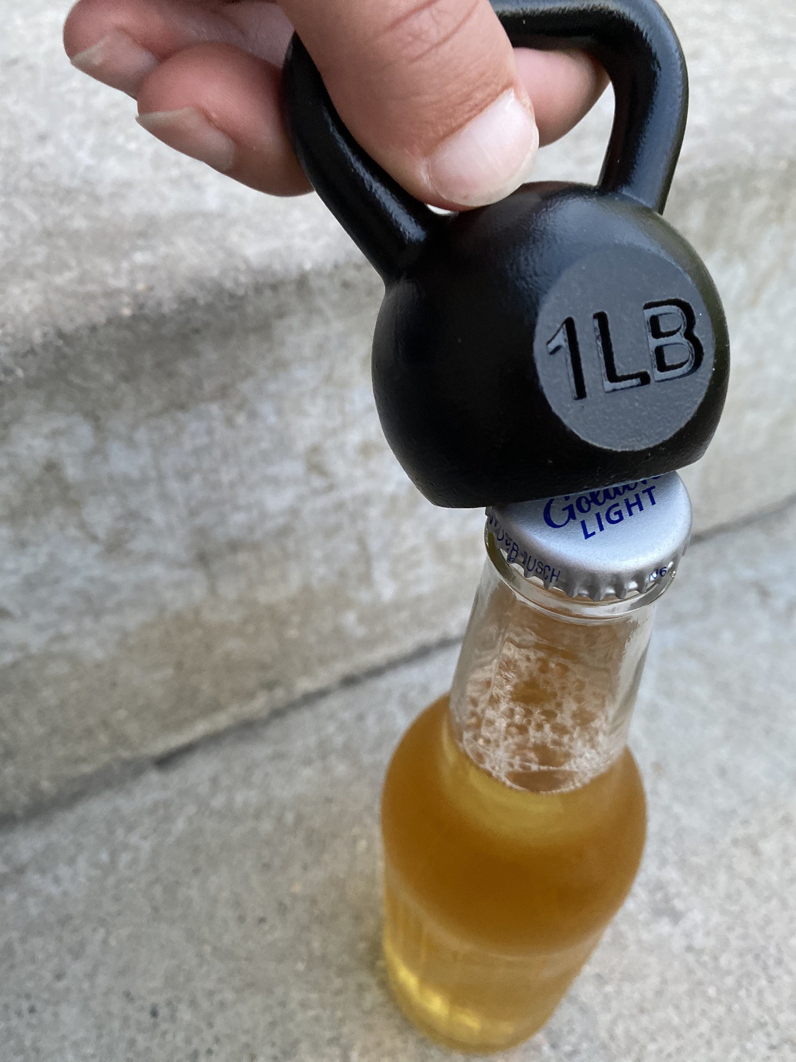 Kettlebell Bottle Opener