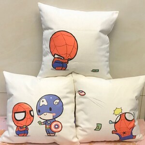 Superhero pillow cover cartoon creative Superhero pillow cover cartoon creative