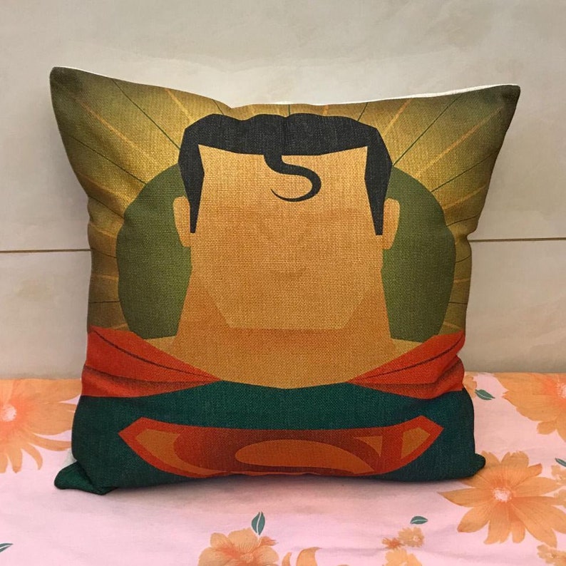 cartoon creative spiderman Wonder woman Captain America batman throw pillow case pillowcase cushion cover Superman pillow cover