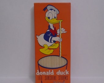1950 年代のドナルドダックのおもちゃ（箱入り）「ウォルト ディズニー