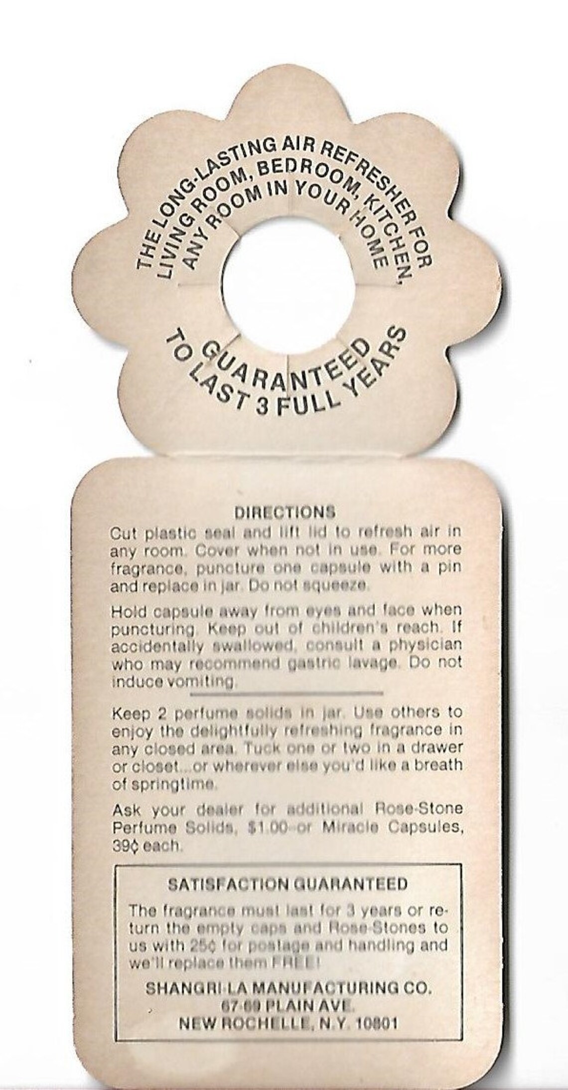 Rose Bowl Air Fresheners Vintage 1970's Glass Flower Etsy