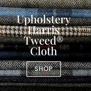 Harris Tweed herringbone Fabric Upholstery Grade Multipurpose 30,000 rubs