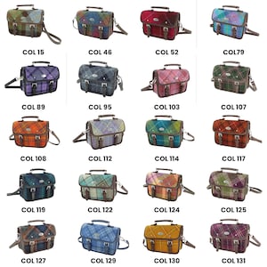 Bolso mini tipo cartera Bervie de Harris Tweed