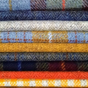 Harris Tweed Lampshade Kit FABRIC ONLY  to Fit Sizes 15cm 20cm 25cm 30cm 40cm For Need Craft Dannells Label Included
