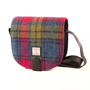 Maccessori Crossbody Bag with Harris Tweed