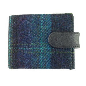 Cartera Barra de Harris Tweed con compartimento para monedas