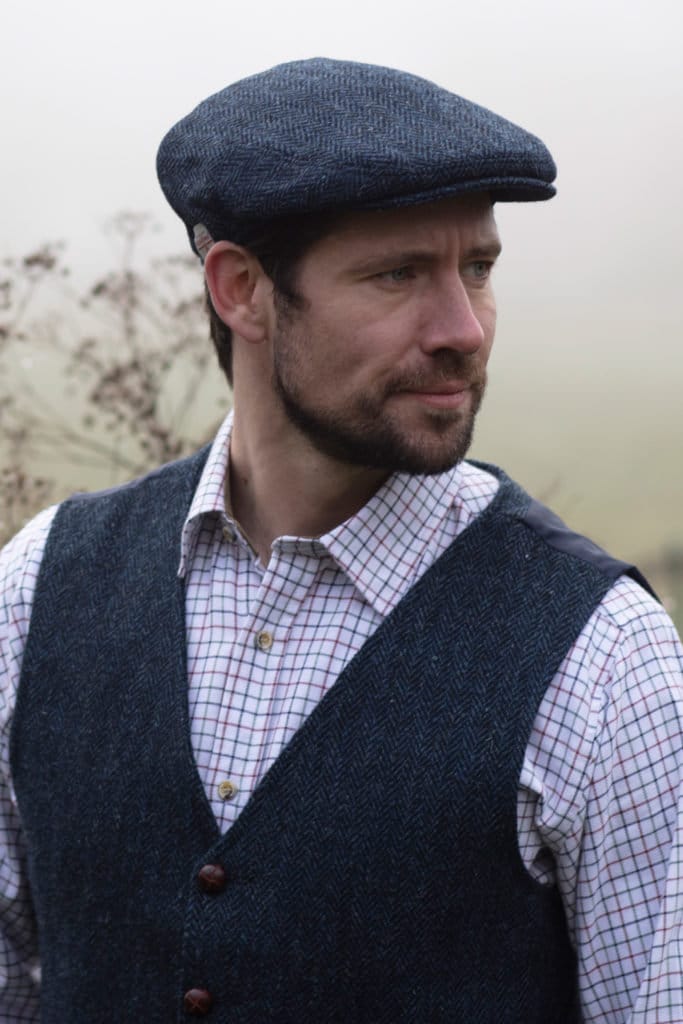 STETSON Berretto Piatto - Harris Tweed Lana Vergine - 2