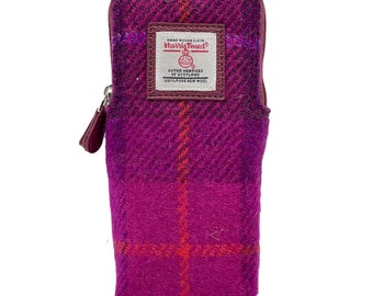 Maccessori Double Glasses Sleeve Bag with Harris Tweed