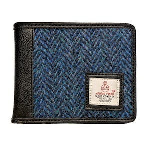 Maccessori Tri-Fold Wallet Münzfach mit Harris Tweed